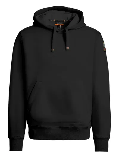 Parajumpers Everest Logo-patch Hoodie In Black