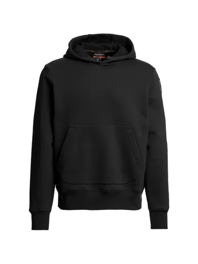 Parajumpers Everest Logo-patch Hoodie In Black