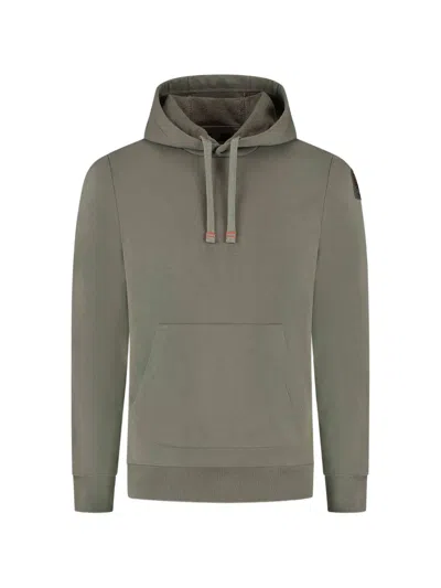 Parajumpers Everest Patch Hoodie In Green