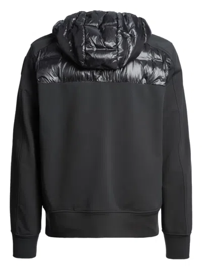 Parajumpers Faron Padded Hooded Jacket In Black