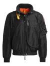 Parajumpers Fire Hooded Bomber Jacket In Black