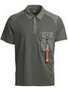 Parajumpers Mens Rescue Polo Shirt In Thyme In Green