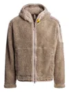 Parajumpers Fleece Hooded Jacket In Brown