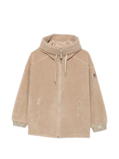 Parajumpers Fleece Logo-patch Jacket In Neutral