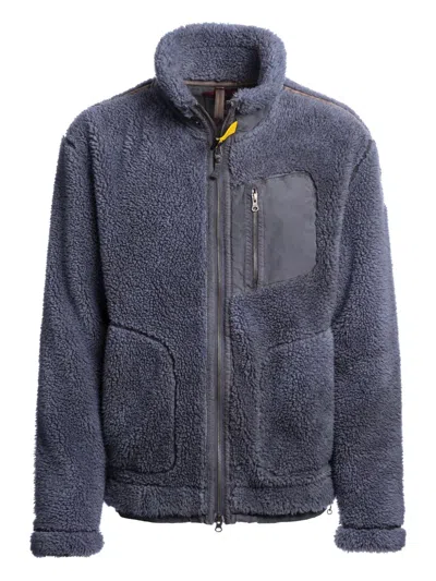 Parajumpers Fleece Zipped Jacket In Blue