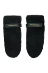 Parajumpers Fluffy Shearling Gloves In Green
