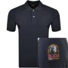Parajumpers Gangapuma Polo T Shirt Navy In Navy
