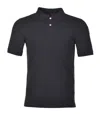 Parajumpers Gangapuma Short Sleeve Polo Black In Black