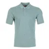 Parajumpers Gangapuma Short Sleeve Polo Puritan Grey In Green
