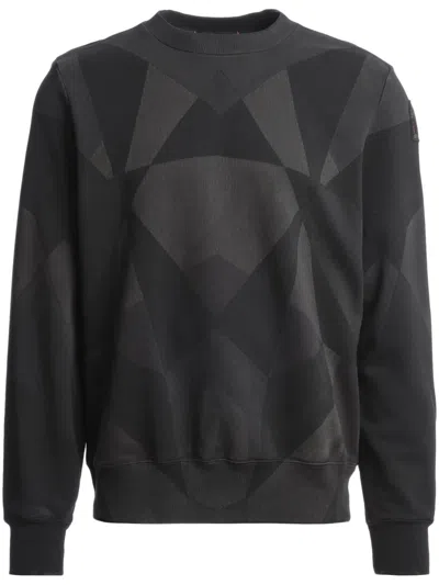 Parajumpers Geometric-print Sweatshirt In Black