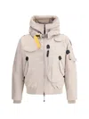 Parajumpers Shearling-collar Hooded Bomber Jacket In Neutral