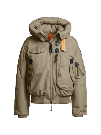 Parajumpers Gobi Down-filled Hooded Bomber Jacket In 그린
