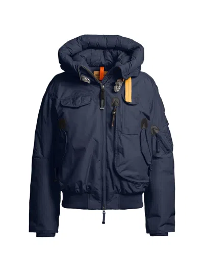 Parajumpers Gobi Hooded Bomber Jacket In 블루