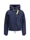 Parajumpers Women Gobi Hooded Bomber Jacket In Blue