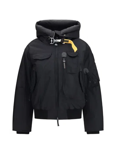 Parajumpers Gobi Hooded Down Jacket In Black