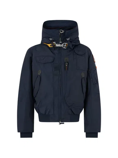 Parajumpers Gobi Hooded Padded Jacket In Blue
