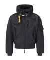 Parajumpers Gobi Logo-patch Hooded Jacket In Black