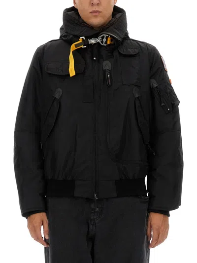 Parajumpers Gobi Regular-fit Sports Jacket For Men In Black