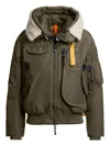 Parajumpers Gobi S. Hooded Bomber Jacket In Green