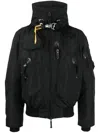 Parajumpers Gobi Logo-patch Hooded Jacket In Black