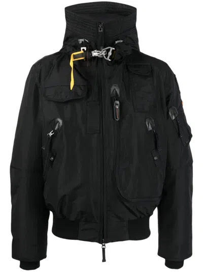 PARAJUMPERS GOBI UTILITARIAN BLACK JACKET