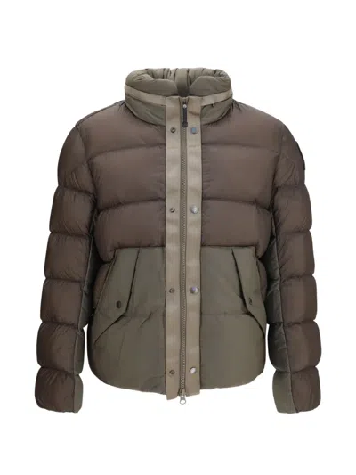Parajumpers Golburn Quilted Padded Jacket In Brown