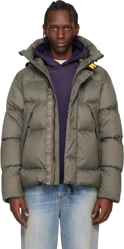 Parajumpers グレー Cloud フード ダウンジャケット In Green