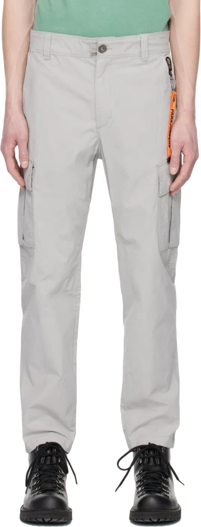 Parajumpers Gray Lynton Cargo Pants In 233 London Fog