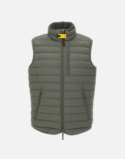 Parajumpers Perfect Green Down Vest With Windproof And Water Repellent Finish