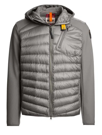 Parajumpers Grey Polyamide Coat In Gray