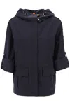Parajumpers Midi Parka With Hood Hailee In Pencil (blue)