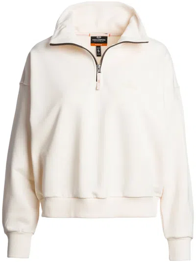 Parajumpers Half-zip Sweatshirt In White