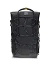 Parajumpers Nylon Roll-up Backpack For In Black
