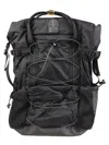Parajumpers Nylon Roll-up Backpack For In Black