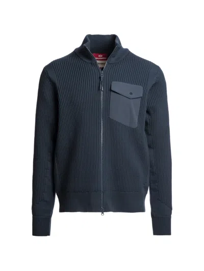 Parajumpers Hart River Ribbed Cardigan In Blue