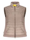 Parajumpers Lightweight Sleeveless Jacket With Zip And Pockets In Brown