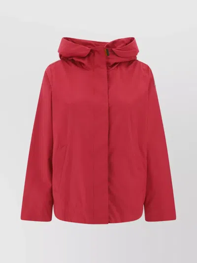 PARAJUMPERS HIGH COLLAR HOODED JACKET