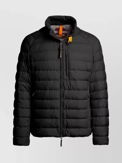 Parajumpers High Collar Quilted Coat Pockets In Multi