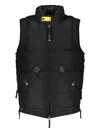 Parajumpers Elegant Black Vest And Functional For Outdoor In Black