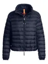 Parajumpers High-neck Quilted Jacket In Blue