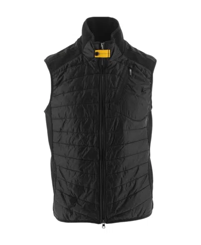 Parajumpers High-necked Sleeveless Vest In Black