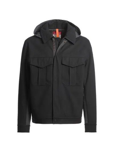 Parajumpers Hina Hooded Padded Jacket In Black