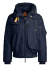 Parajumpers Hooded Bomber Jacket In Blue