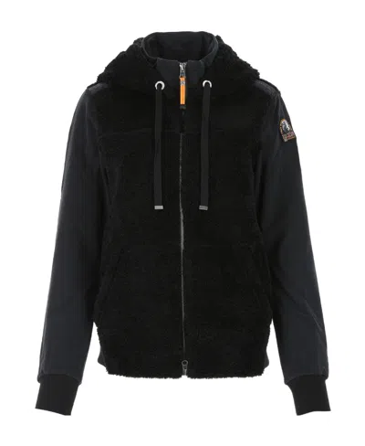 Parajumpers Hooded Casual Jacket In Black