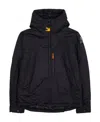 Parajumpers Hooded Cotton-padded Suit In Black