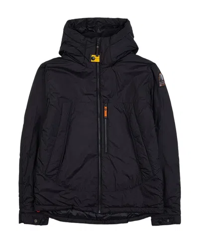 Parajumpers Hooded Cotton-padded Suit In Black