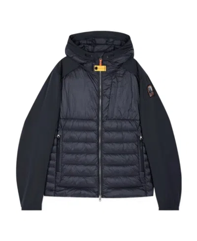 Parajumpers Hooded Cotton-padded Suit In Black