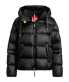 Parajumpers Tilly Womens Hooded Down Padded Jacket In Black