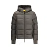Parajumpers Women Hooded Down Jacket In Green