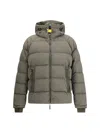 Parajumpers Hooded Quilted Jacket In Green